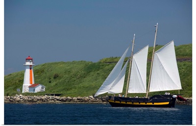 Nova Scotia, Halifax, George's Island and Lighthouse, Tourist pirate ship