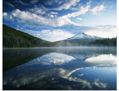 Oregon, Mount Hood National Forest, Trillium Lake