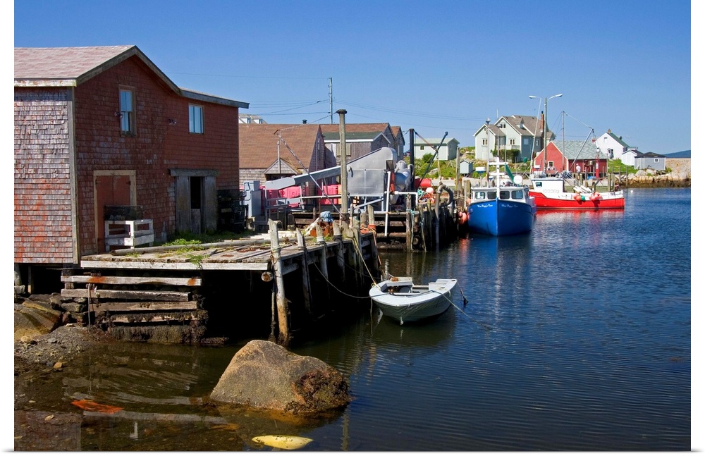 Peggy's Cove, Nova Scotia, Canada...canada, canadian, nova scotia, peggys cove, boats, harbor, port, dock, wharf, fishing ...
