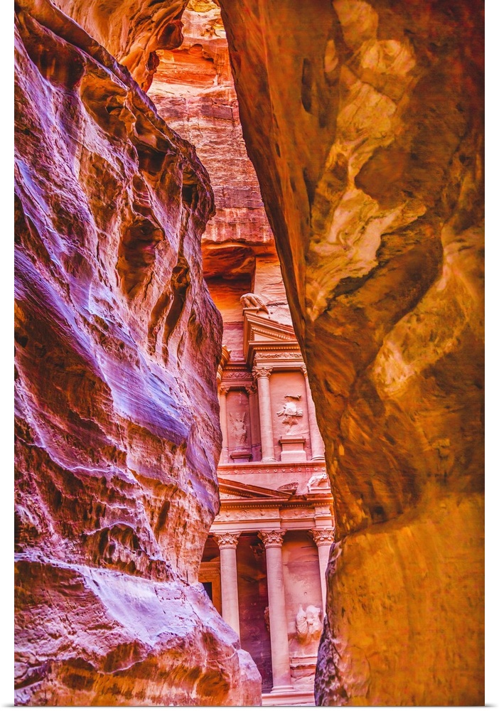 Petra, Jordan. Built by Nabataeans in 100 BC.