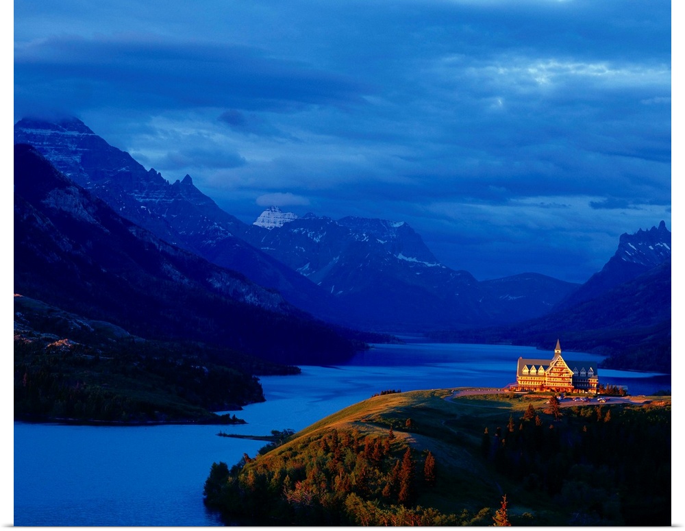Prince of Wales Hotel in Wateron Lakes National Park in Alberta Canada