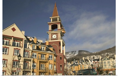 Quebec, The Laurentians, Mont Tremblant Ski Village, Tremblant Sunstar Hotel Tower