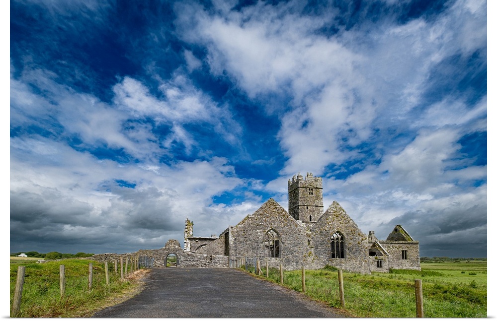 Ross Errily Friary. Located in County Clare, Ireland.