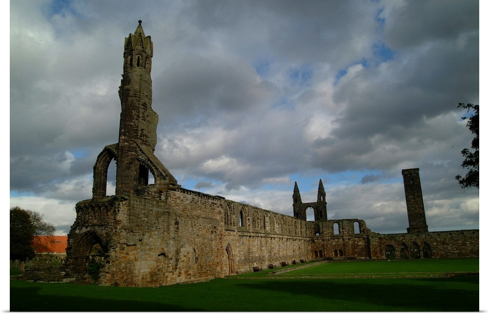 Ruins of St Andrew's Cathedral, 1160. Scotland