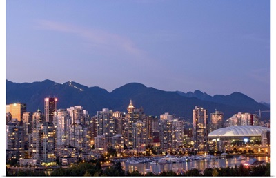 Skyline of Vancouver, British Columbia, Canada