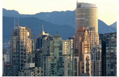 Skyline of Vancouver, British Columbia, Canada