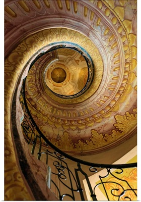 Staircase between Church and Library. Melk Abbey. Melk. Austria