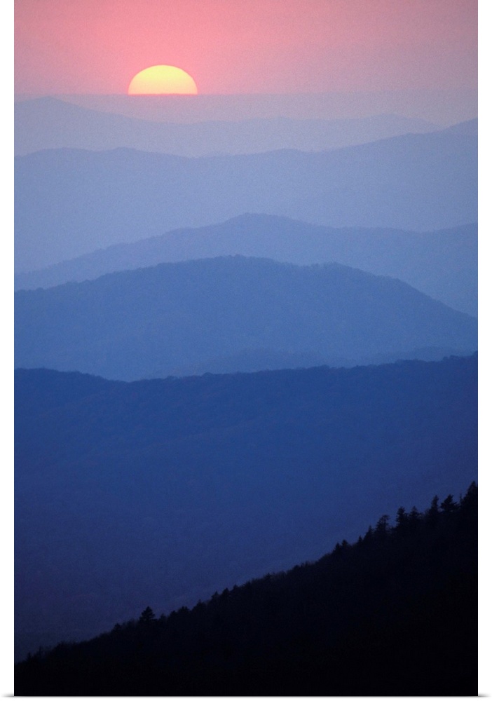 Sunrise, Southern Appalachian Mountains, Great Smoky Mountains National Park, NC