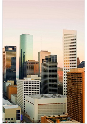 Texas, Houston, Downtown Skyline