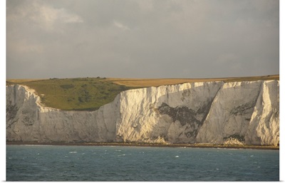 The Famous White Cliffs Of Dover Along The Coast Of The North Sea