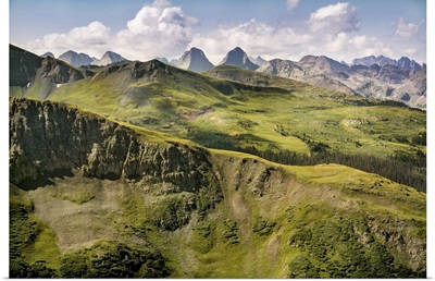 USA, Colorado, San Juan National Forest, Overview Of San Juan Mountains Landscape