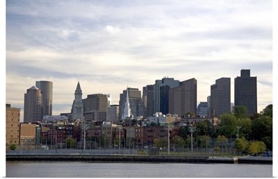 View of Boston from the Charles River, Boston, Massachusetts