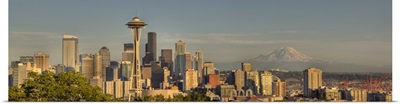 Washington, Seattle, skyline from Kerry Park