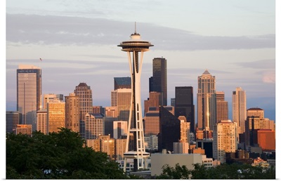 Washington, Seattle skyline with Space Needle