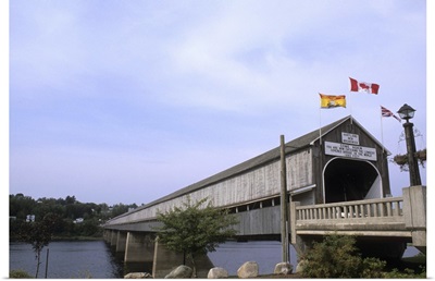 Worlds largest Covered Bridge in Hartland, New Brunswick, Canada