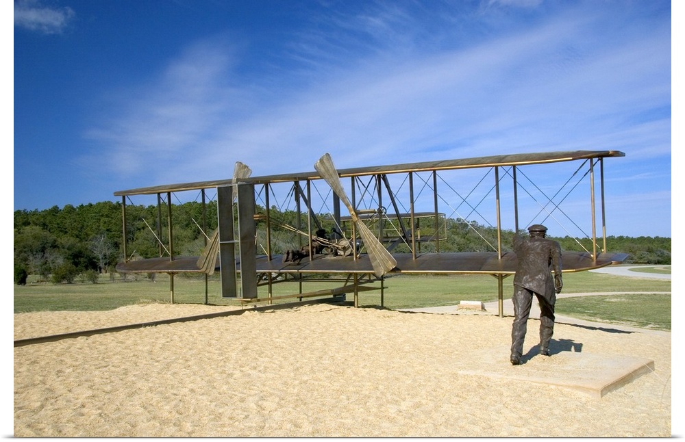 Wright Brothers National Memorial at Manteo, North Carolina.