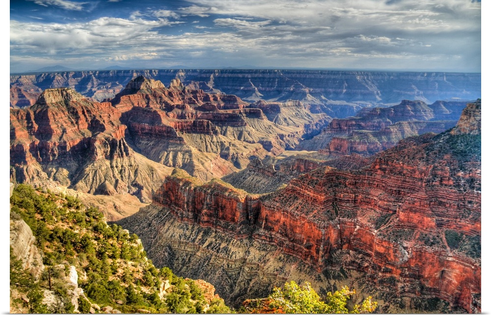 North rim of the Grand Canyon (HDR image.)