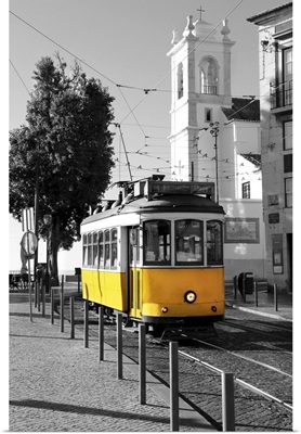 Lisbon Old Yellow Tram