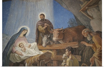 Nativity Scene, Bethlehem Shepherds Field Church