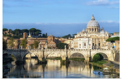 Rome Skyline With St. Peter's Basilica