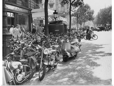 Street Scene In Paris, August 23, 1953