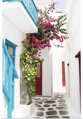 Traditional Greek House On Mykonos Island, Greece