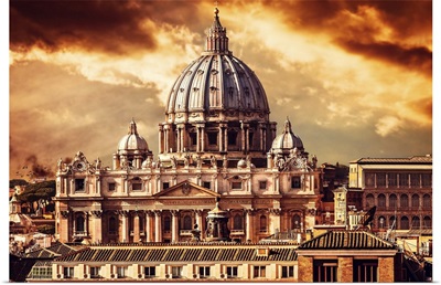 Vatican City By Sunset