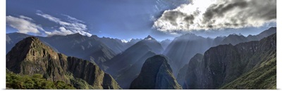 View Of Andes Mountain Range - Machu Picchu