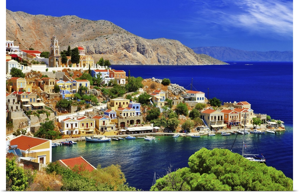 Pictorial Greek islands, Symi.