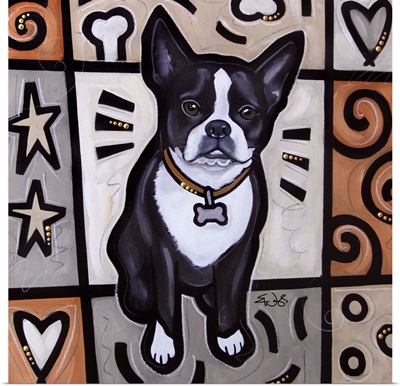Boston Terrier Pop Art
