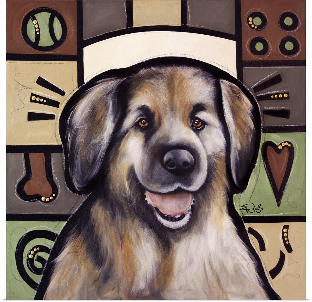 Leonberger Pop Art