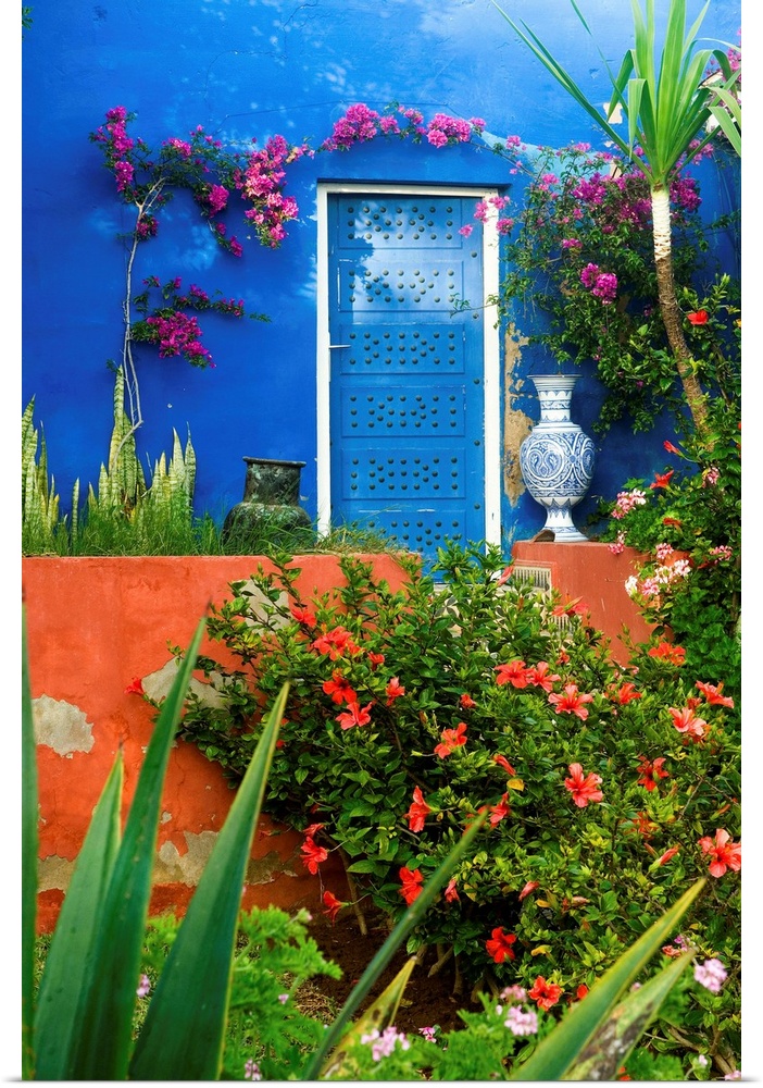 Morocco, Al-Magreb, Morocco, Essaouira, Dar Mimosas Hotel, garden