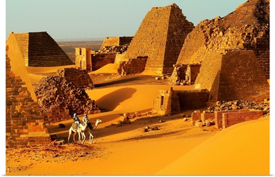 Africa, Sudan, Pyramids of Meroe