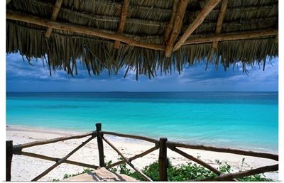Africa, Tanzania, Nungwi village, bungalow on the beach