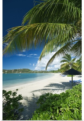 Antigua and Barbuda, Beach of the St James Club complex, at Mamora Bay