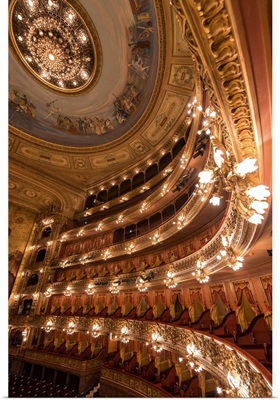 Argentina, Buenos Aires, Interior of Teatro Colon, Congreso