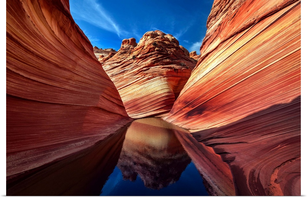 USA, Arizona, Paria Canyon-Vermilion Cliffs Wilderness, The Wave, Coyote Buttes North.