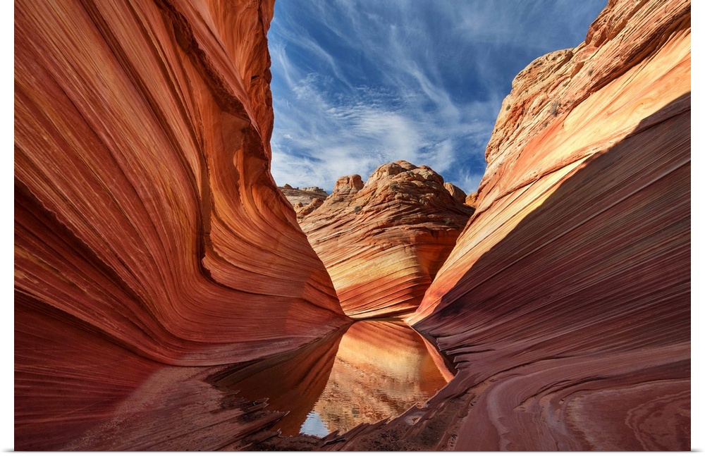 USA, Arizona, Paria Canyon-Vermilion Cliffs Wilderness, The Wave, Coyote Buttes North.
