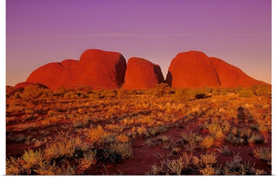Australia, Northern Territory, Uluru National Park, Olgas range (Kata Tjuta)