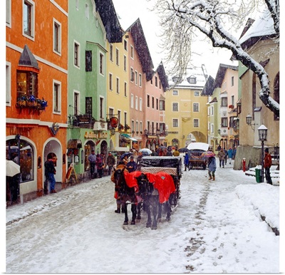 Austria, Tyrol, Kitzbuhel, Main Street