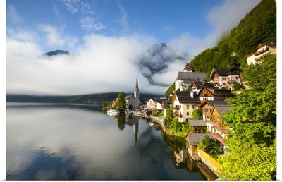 Austria, Upper Austria, Hallstattersee lake, Hallstatt