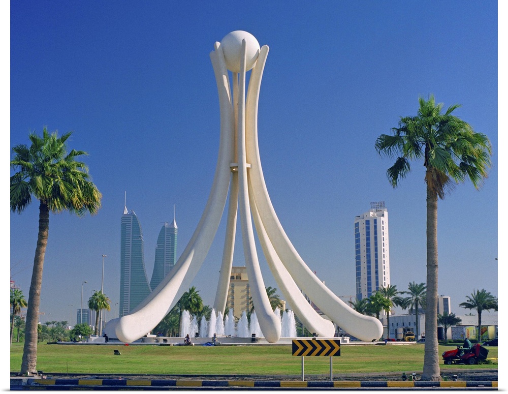 Bahrain, Al-Bahrayn, Middle East, Gulf Countries, Arabian peninsula, Manama, Pearl Monument
