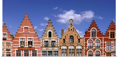 Belgium, Bruges, Typical houses