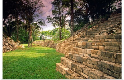 Belize, Toledo, Lubaantun, Maya ruins