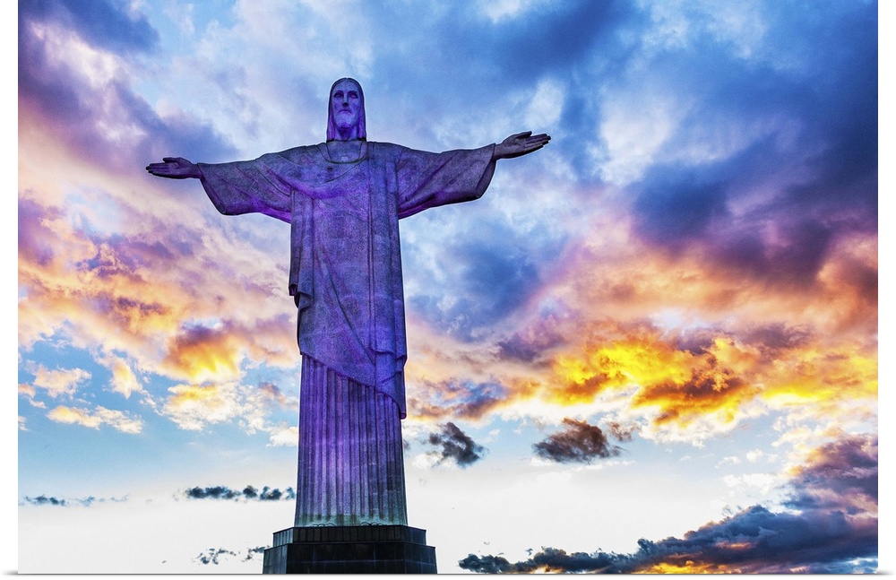 Brazil, Rio de Janeiro, Corcovado, Christ the Redeemer.