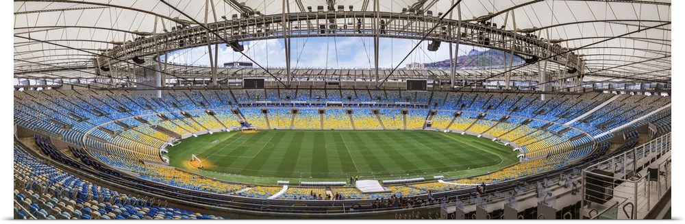 Brazil, Rio de Janeiro, Estadio Jornalista Mario Filho, new football stadium, Maracana.