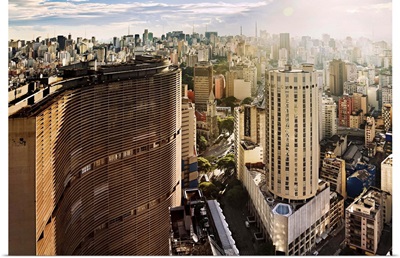 Brazil, Sao Paulo, Edificio Copan (Copan Building) by Oscar Niemeyer