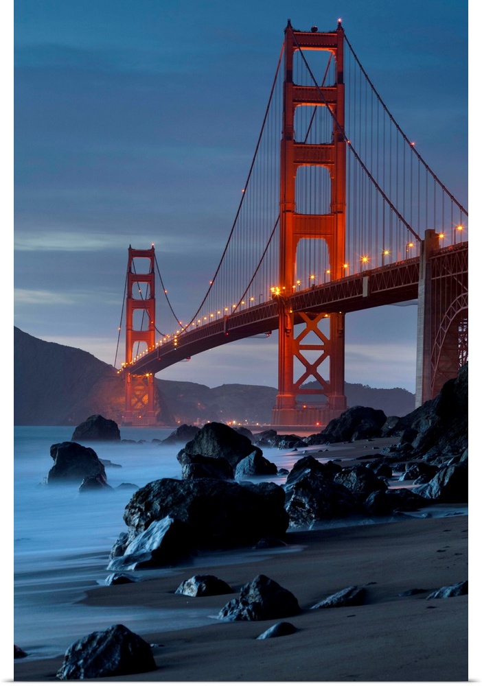 USA, California, San Francisco, Golden Gate Bridge.