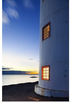 Canada, Quebec, Gaspe Peninsula, Bas-Saint-Laurent, Ile Verte Lighthouse
