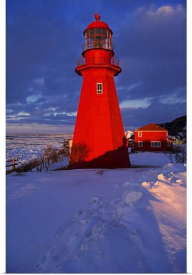 Canada, Quebec, Gaspesie, La Martre lighthouse